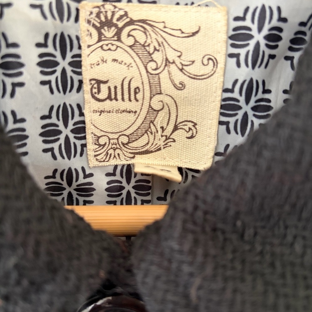 Tulle pea coat classic style - Picture 4 of 10